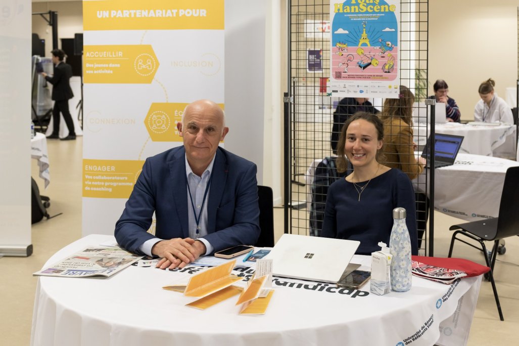 Photo du stand Tremplin Handicap.