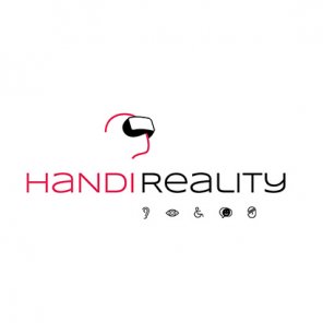 Logo Handireality - réalité virtuelle