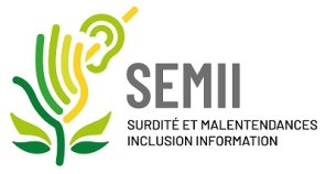 Logo Collectif Semii : Surdité et Malentendances, Inclusion, Information