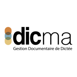 Logo de Dicma, Gestion documentaire de dictée.