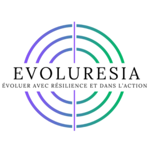 Logo Evolurésia, évoluer avec résilience et dans l'action