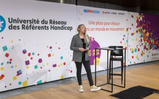 Photo d'un Talk avec Laetitia Henry-Ouais et alors.