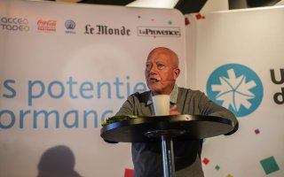 Prise de parole de Joël Paris, sur un Talk. Joël est skipper et Fondateur de "Rêve à perte de vue"