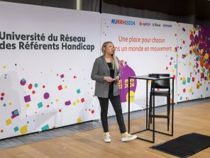 Photo d'un Talk avec Laetitia Henry-Ouais et alors.