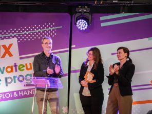 L'APF France Handicap du Pas-de-Calais a reçu le trophée ADP 2025, dans la catégorie Recrutement et accès à l'emploi