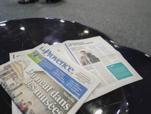 Photos des articles parus avec les partenariats médias Le Monde et La Provence