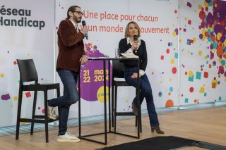 Photo d'un Talk avec Marine Balansard et Quentin Bous.