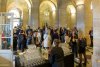 URRH 2023 - Photo des participants au moment du buffet du midi, dans les coursives du Palais de la Bourse.